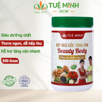 Ngũ cốc tăng cân Tuệ Minh Beauty Body, ngũ cốc tăng cân cho người gầy 500g