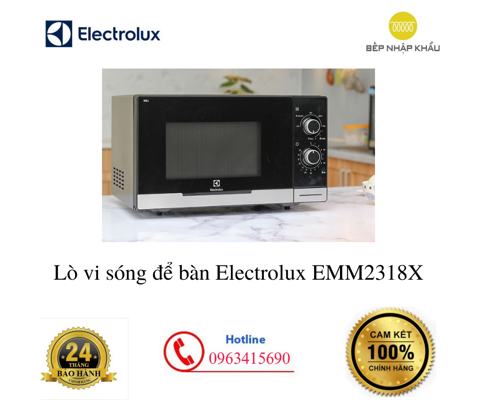 Lò vi sóng để bàn Electrolux EMM2318X sản xuất Trung Quốc, lò vi sóng, lò vi sóng có nướng, lò vi sóng mini, lò vi sóng sharp, lò vi sóng điện mini, lò vi sóng aqua, lò vi sóng nhỏ