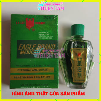 Dầu Xanh Con Ó 2 Nắp 24ml Hàng Mỹ