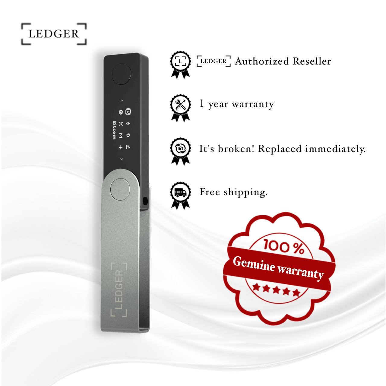 Official Authorized Ledger Nano X Crypto Hardware Wallet - Bluetooth  Connectable & Secure | Lazada Singapore