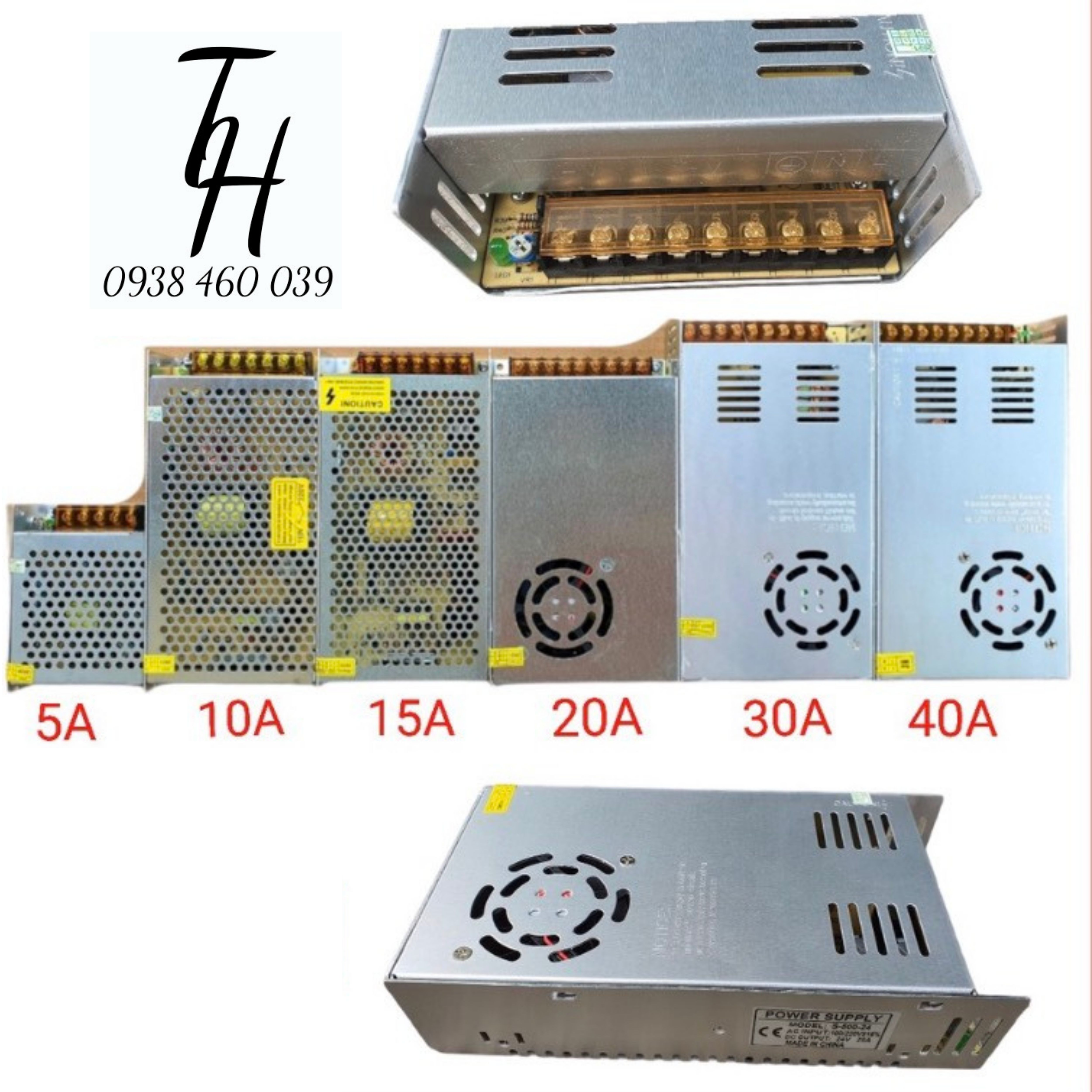 Nguồn tổ ong 5v-12v-24v- 5a-10a-15a-20a-30a-40a-50a-70a