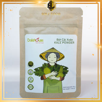 Bột cải xoăn Kale Dalahouse- Thực phẩm sạch từ rau củ quả 50gr - Bolyfood