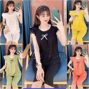 Đồ Bộ Lửng Vải Đũi Mềm Mại Thoáng Mát - Đồ Bộ Lửng Mặc Nhà Nguyên Khánh Store