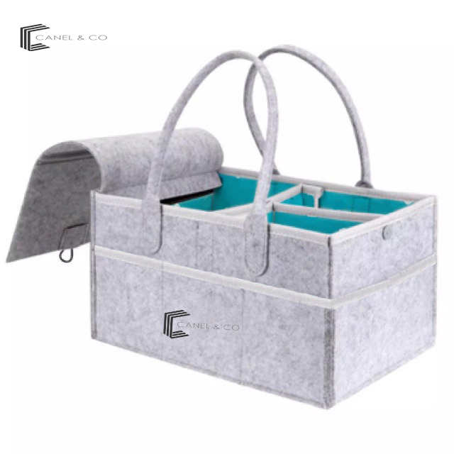 CANEL & CO Multipurpose Caddy Bag Ada Tutup Nya/ Yang Ditingkatkan Baru/Tas Penyimpanan Bayi/Tas Permen/Diaper bag / Tas bayi / Caddy Bag