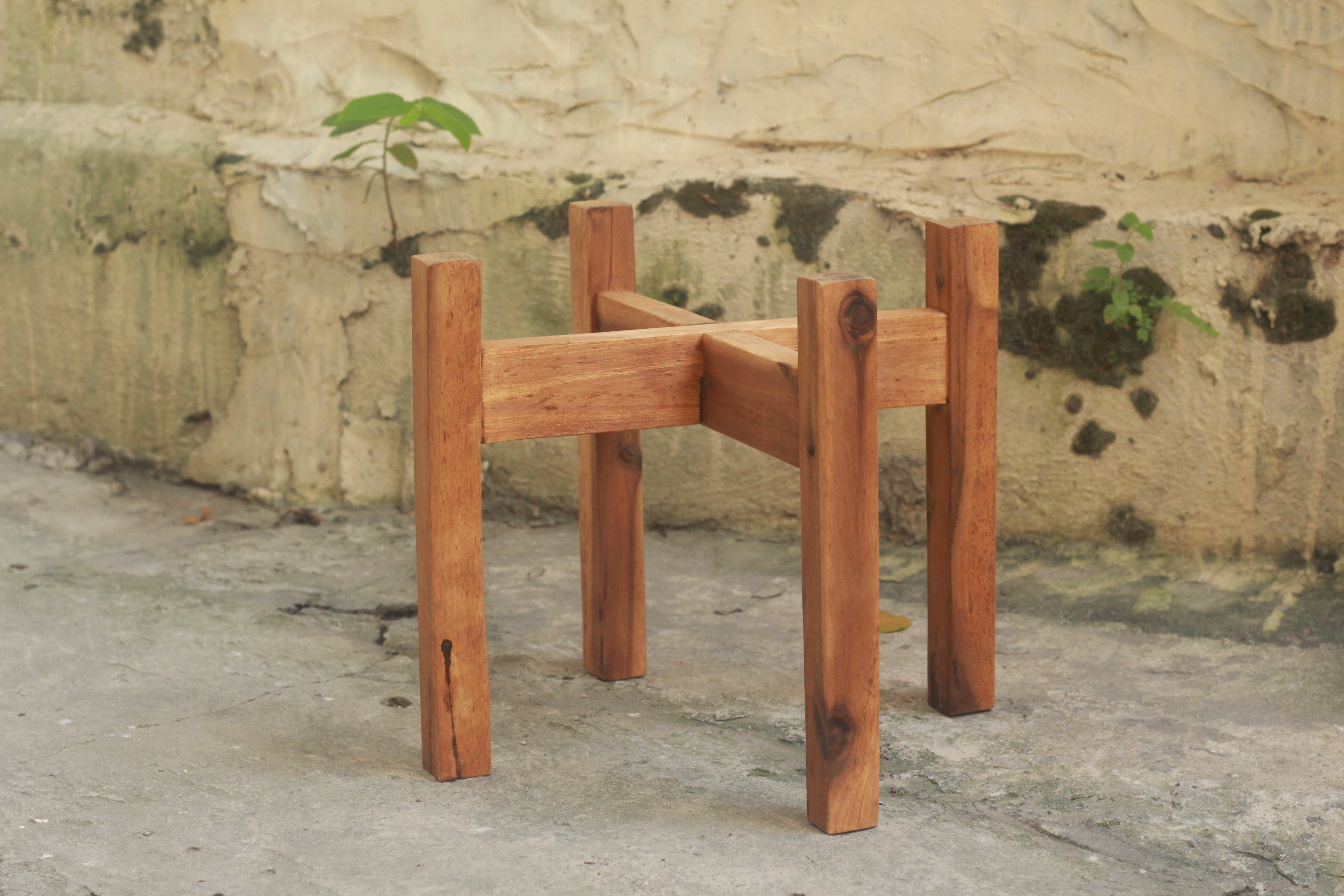 [HCM]Chân Kê Chậu Cây Furi Gỗ Tự Nhiên