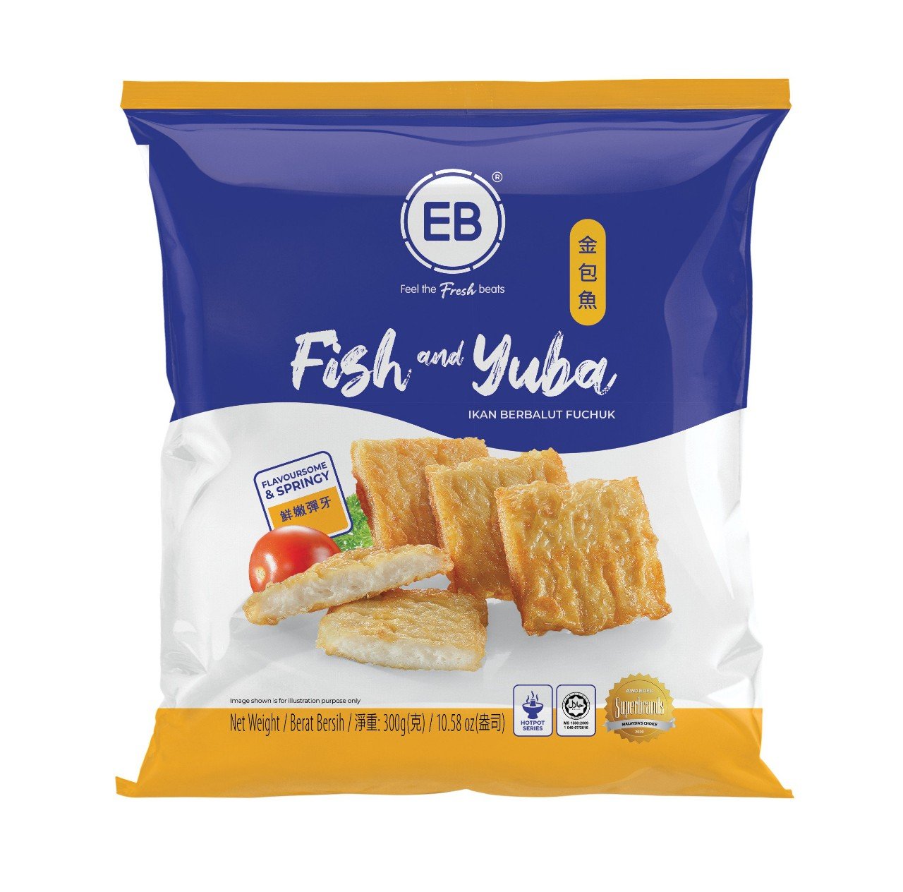 Chả cá yuba eb malaysia 300g