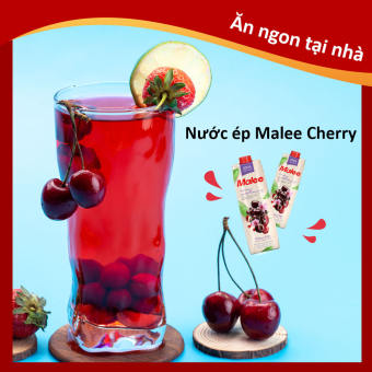Nước ép Malee vị Cherry và hỗn hợp rau quả 1L, nhập khẩu Thái Lan, HSD 12 tháng