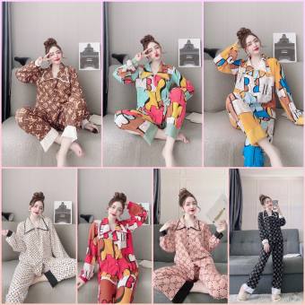 Đồ bộ pijama tay dài quần dài pijama đồ mặc ở nhà