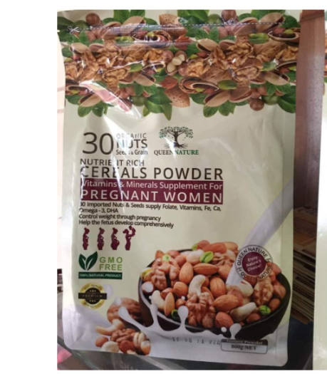 Bột Ngũ Cốc Bà Bầu Queen Nature Bột Ngũ Cốc Dinh Dưỡng Cho Bà Bầu Ngũ Cốc Không Đường Cung Cấp Dưỡng Chất Vào Con Hơn Vào Mẹ-Misa MB Care