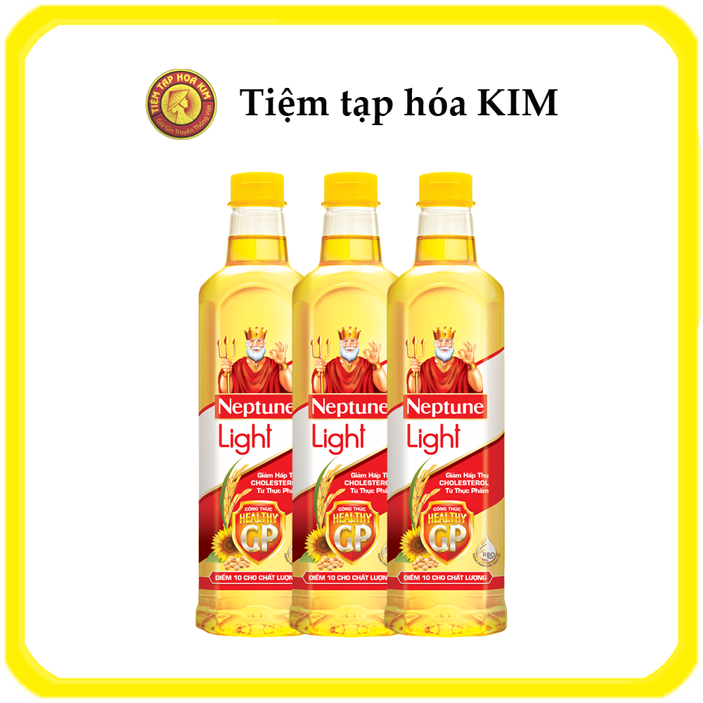 Dầu Ăn Thượng Hạng Neptune Light Chai 1 Lít