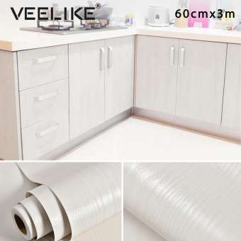 Veelike Vân Gỗ Tự Dính Giấy Dán Tường Không Thấm Nước Hình Dán Tường Đề Can Gia Dụng Trang Trí Phòng Hộ Gia Đình Hình Dán Cửa 60 Cm * 3M