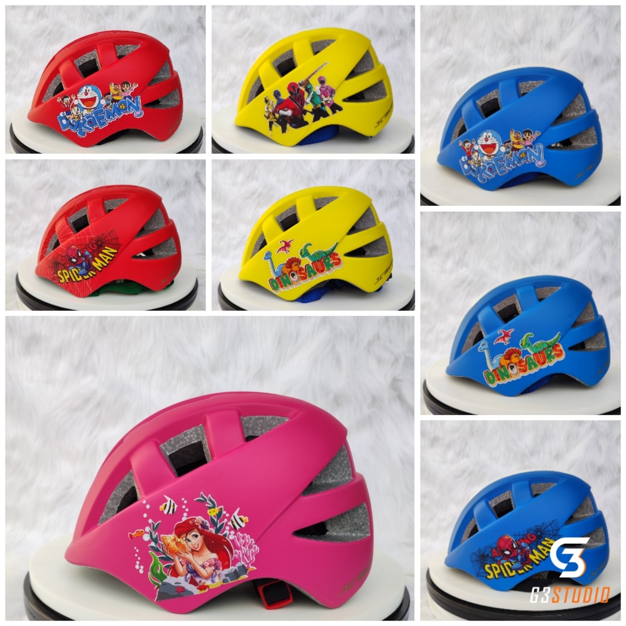 Mũ Bảo Hiểm Xe Đạp Trẻ Em Từ 4 - 10 Tuổi JC HELMET
