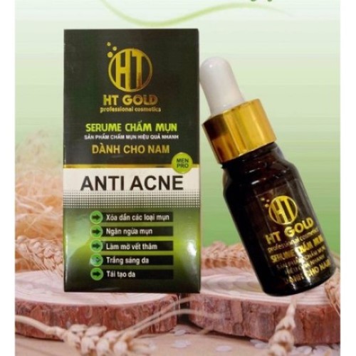 Serum mụn trắng da xoá thâm liền sẹo dành cho nam ht gold
