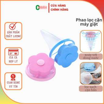 Phao lọc cặn máy giặt, túi lọc cặn máy giặt thông minh hình bông hoa giúp lọc cặn xà phòng, sợi bông vải, tóc hiệu quả-CMARK