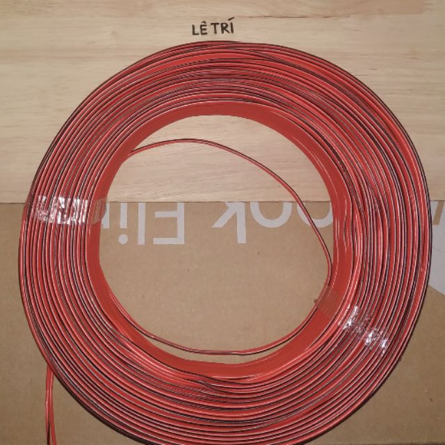 3 mét dây điện đỏ đen lỏi lớn 0.5 đồng 100%