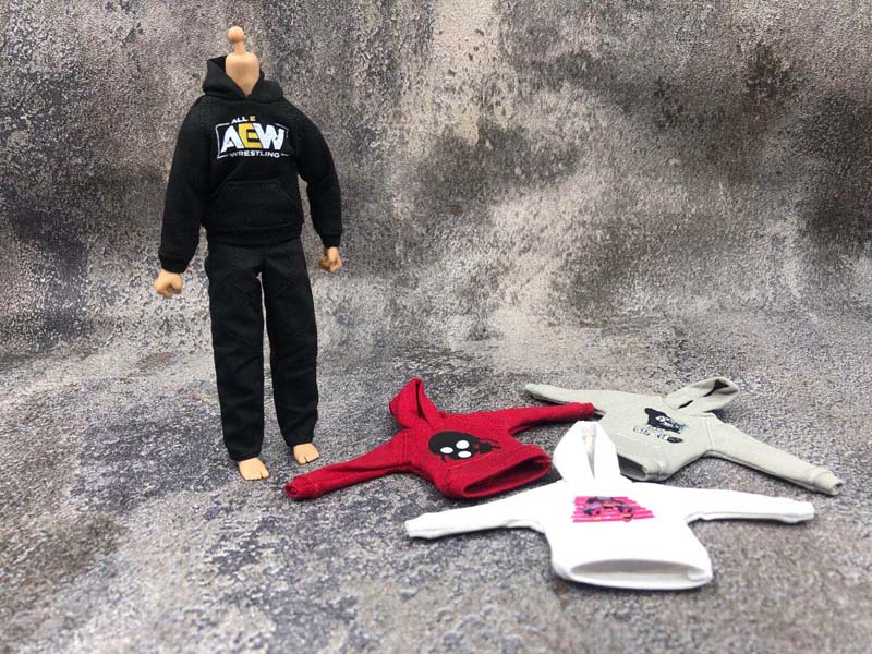 New Soldier Clothes Men's 6 Inch Movable Doll Ant Trend Toy Printing Sweater Suit Spot