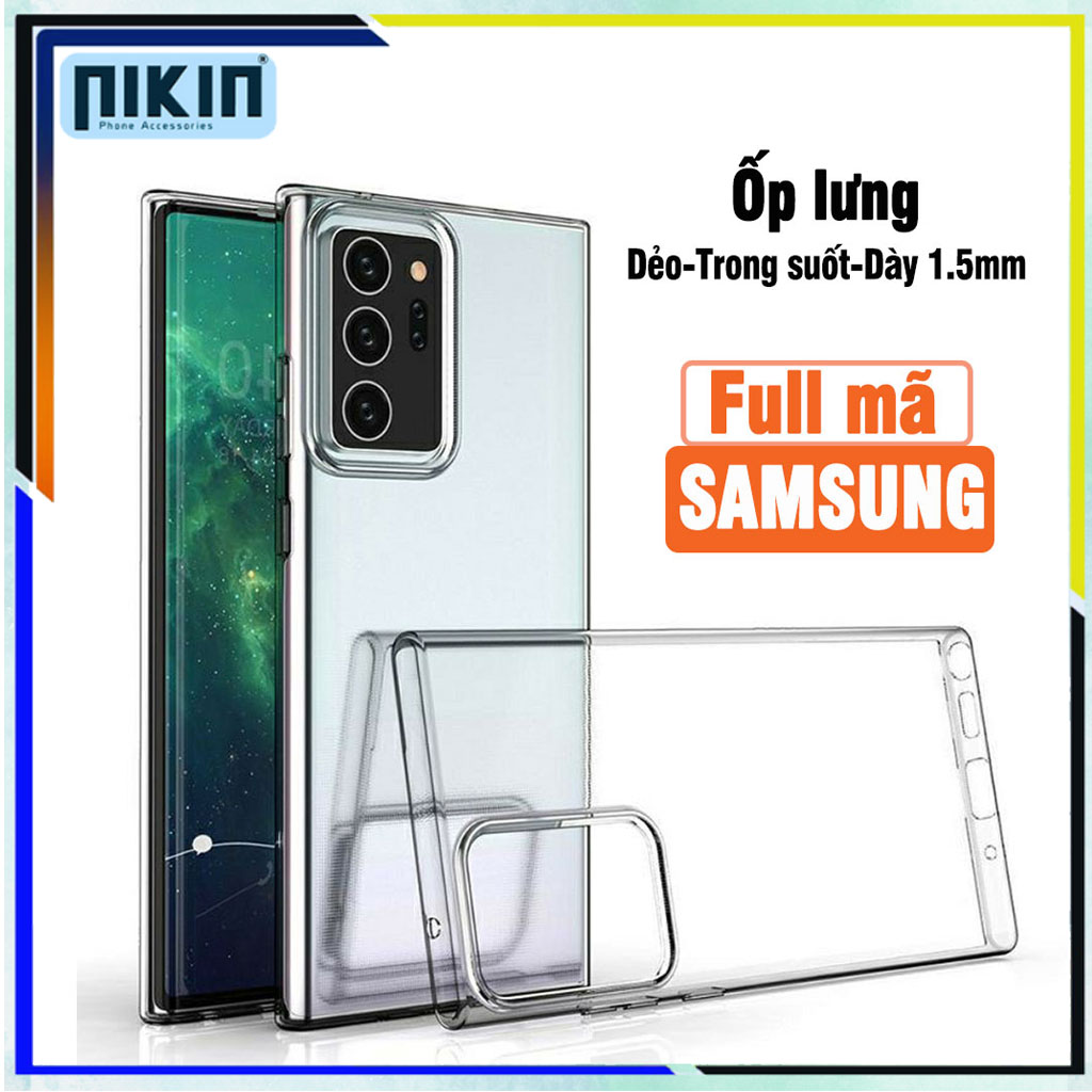 Ốp lưng Samsung Dẻo trong suốt - Silicon dày lâu ố vàng M51/ A12/ A53/ M31/ A73/ A33/ A13/ A23/ A72/ A52/ A51/A71/A33 5g