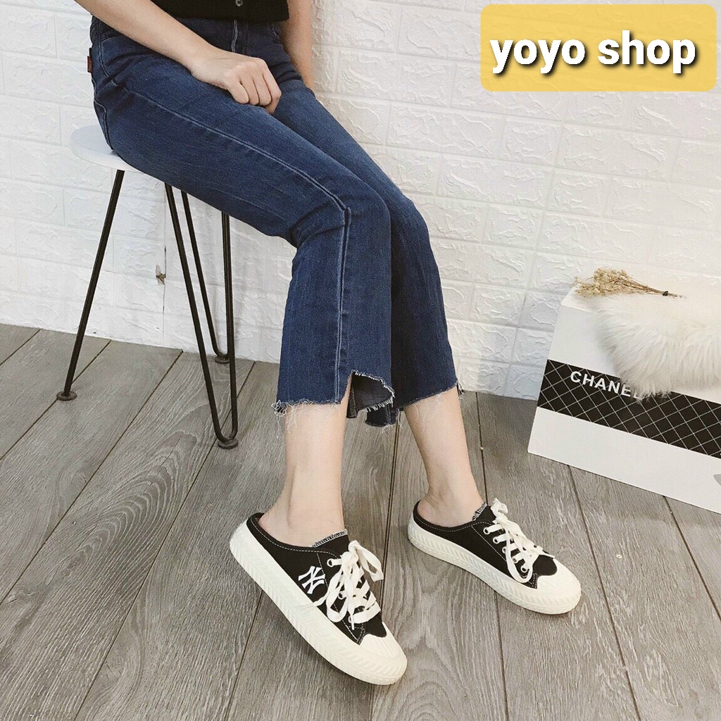 Giày sục nữ thể thao hở gót, trend mới