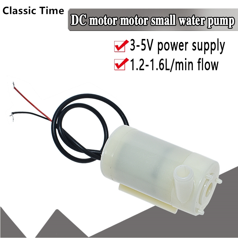 Máy bơm chìm siêu nhỏ không tiếng ồn máy bơm nước động cơ máy bơm nước ổ đĩa usb dc 3-5v 70-120l/h
