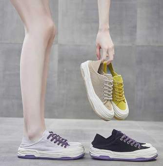 Giày vải đi được hai kiểu phong cách Hàn Quốc nữ 11766