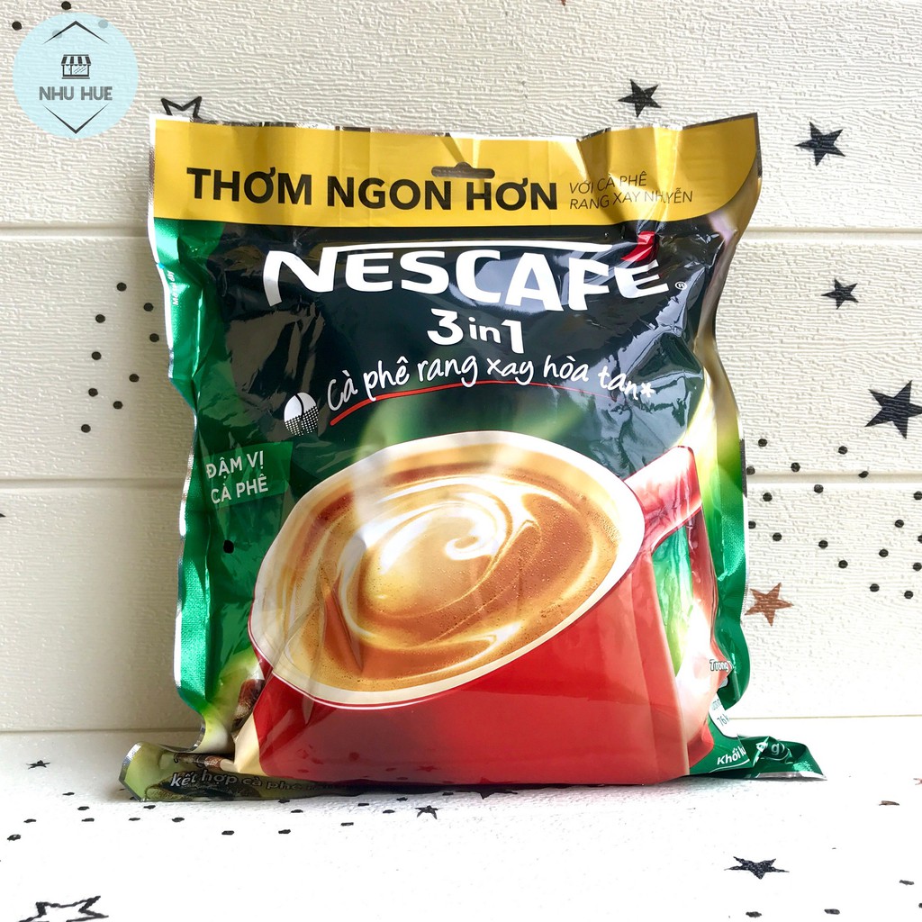 Nescafe xanh bịch 46 gói x 17g