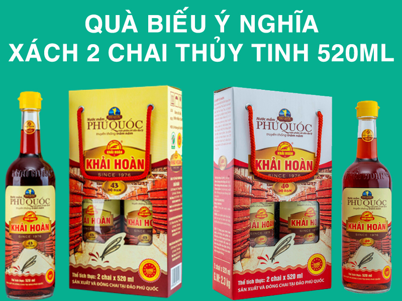 Nước mắm khải hoàn phú quốc 43 độ đạm