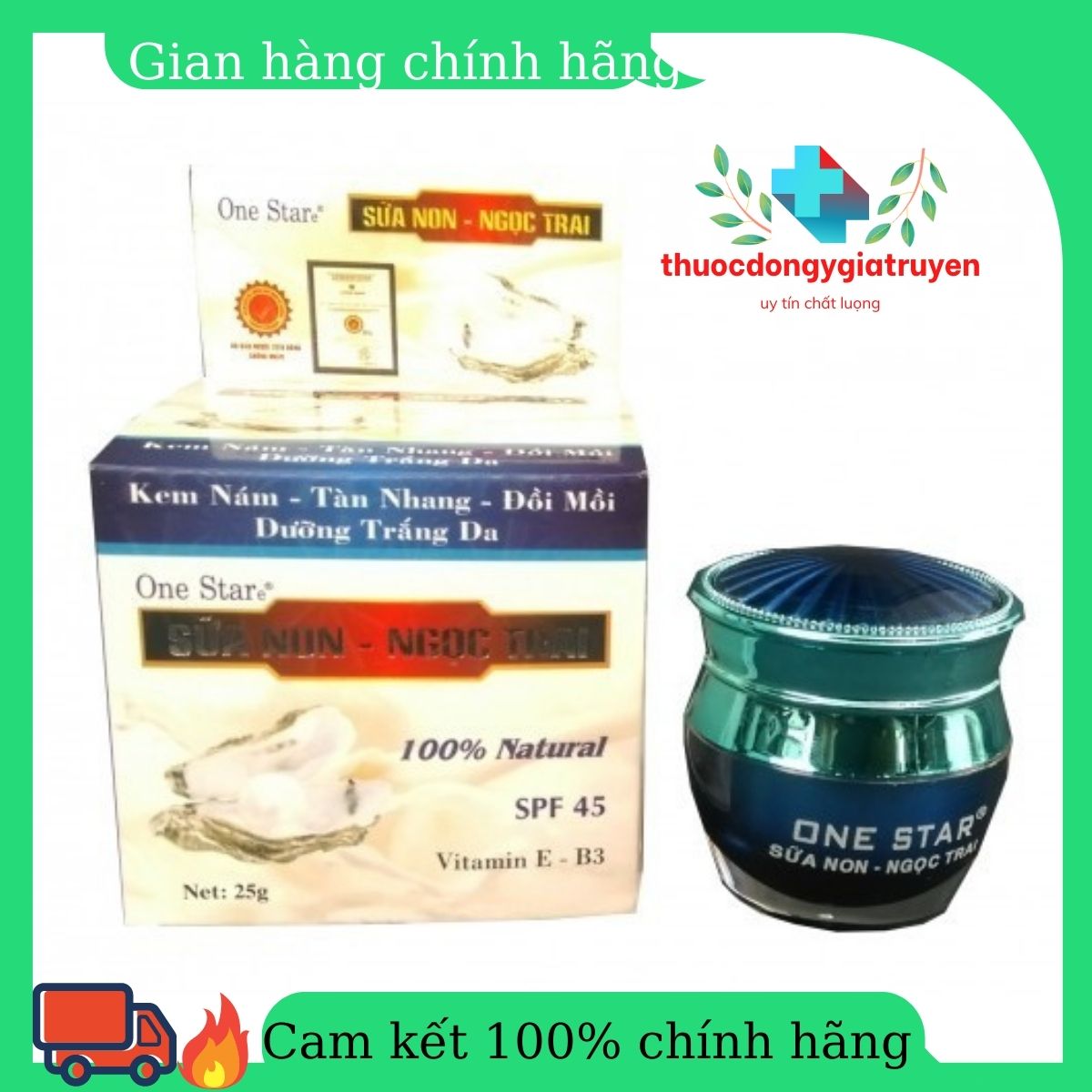 Kem nám,tàn nhang.đồi mồi-Sữa non ngọc trai One stare