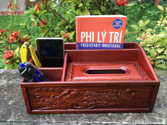 Kệ để bàn làm việc, kệ để bàn học, kệ gỗ để bàn , kệ đựng bút, kệ để đồ dùng học tập, đồ văn phòng phẩm đa năng mẫu đôi uyên ương