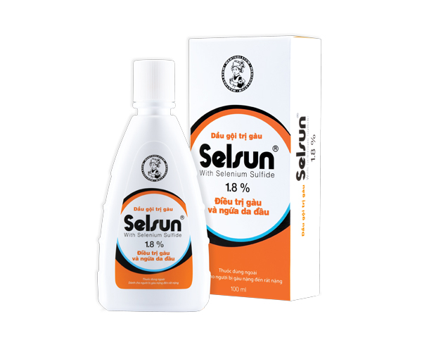 Dầu gội selsun 1.8% chai 100ml