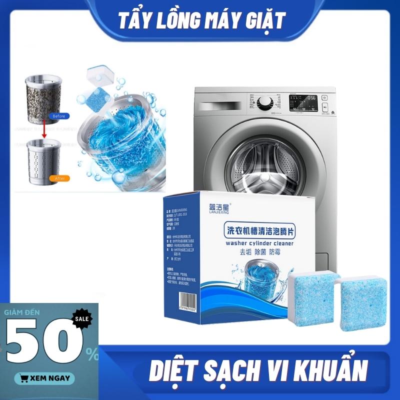 Combo 12 viên sủi làm sạch và khử mùi máy giặt làm sạc máy giặt tẩy bẩn máy giặt khử mùi máy giặt
