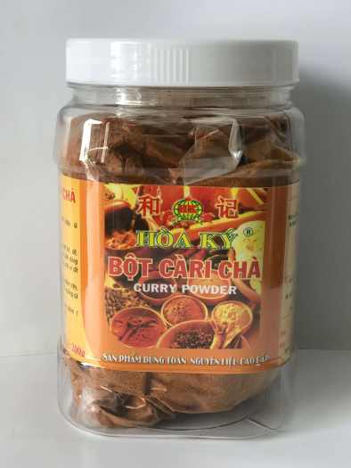 Bột cari chà HÒA KÝ 200gr, dùng nấu cà ri dê, cừu, bò, gà, cá và nấu cà ri chay.
