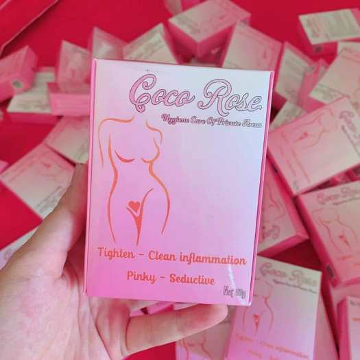 Bột ngâm rửa phụ khoa coco rose Check Mã Vạch - Evashop69 - Làm Hồng Vùng Kín - Hộp 5 Gói