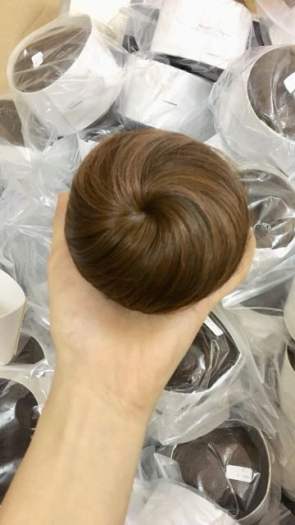 Tóc giả búi ❤FREESHIP 50K❤ - tóc giả búi củ tỏi