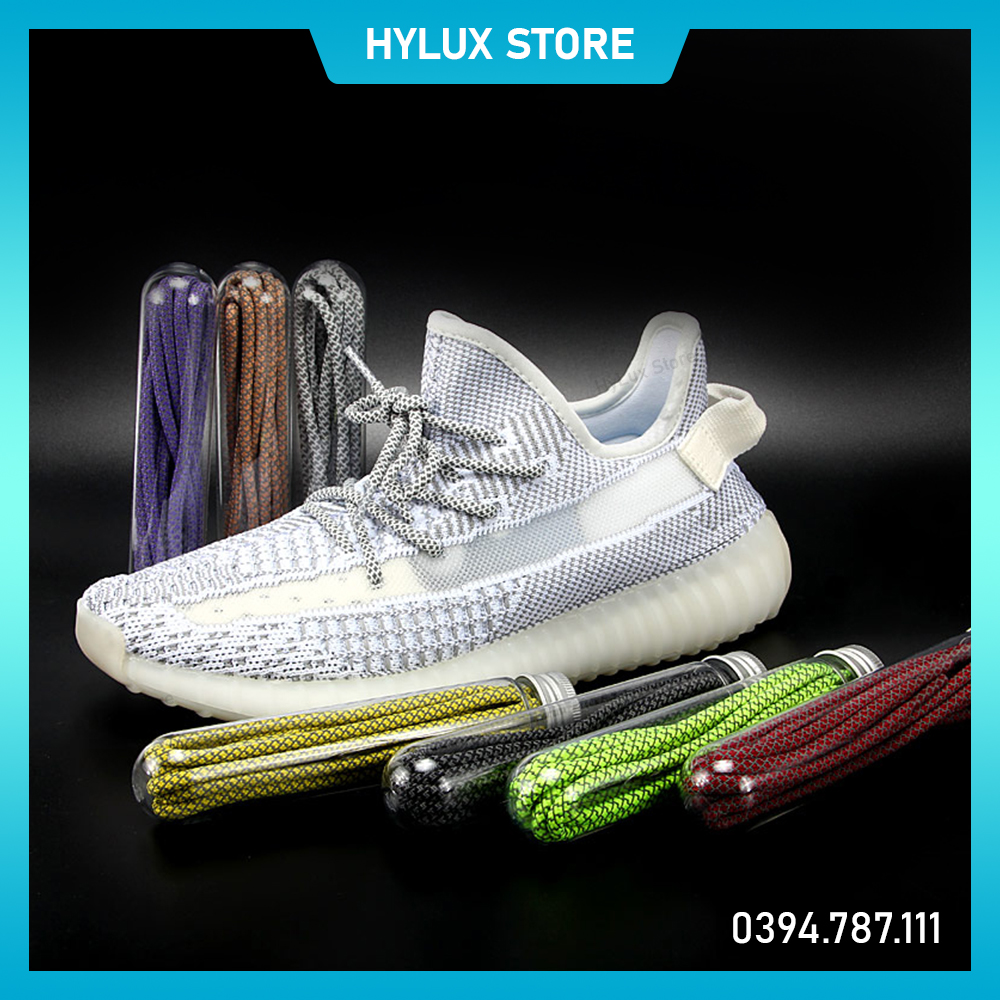 Dây giày tròn phản quang Yeezy bảng 23 màu cao cấp - Dây giày thể thao