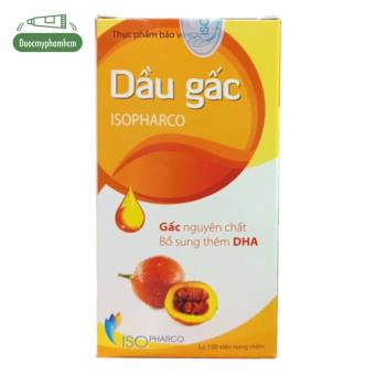 DẦU GẤC ISOPHARCO – GẤC NGUYÊN CHẤT BỔ SUNG THÊM DHA