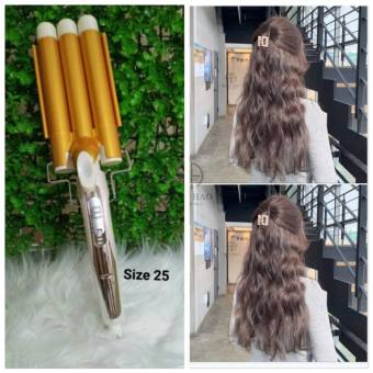 MÁY BẤM TÓC GỢN SÓNG, máy tạo kiểu uốn xoăn sóng nước,máy làm xoăn sóng 3 TRỤC phong cách hàn quốc