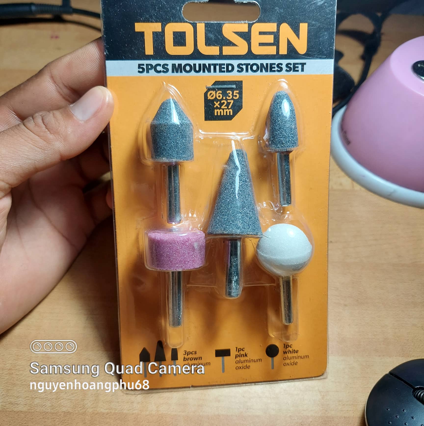 Bộ 5 mũi đá mài Tolsen chính hãng chất lượng