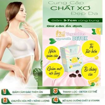 Xổ Mỡ Detox Chanh Thái Lan Hữu Cơ Cho Cơ Địa Lờn, hộp 15 viên dùng 8 ngày
