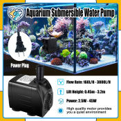Submersible Pump for Aquariums and Fountains - 