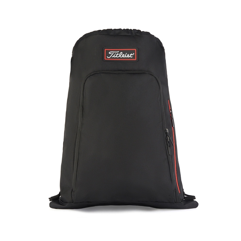 Titleist Players Duffel Black/Red Charcoal/Black Duffel Mesh Side