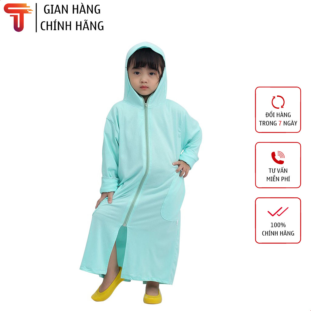 ÁO CHỐNG NẮNG TOÀN THÂN DÁNG DÀI THỜI TRANG CHO BÉ YÊU HOT NHẤT NĂM 2022