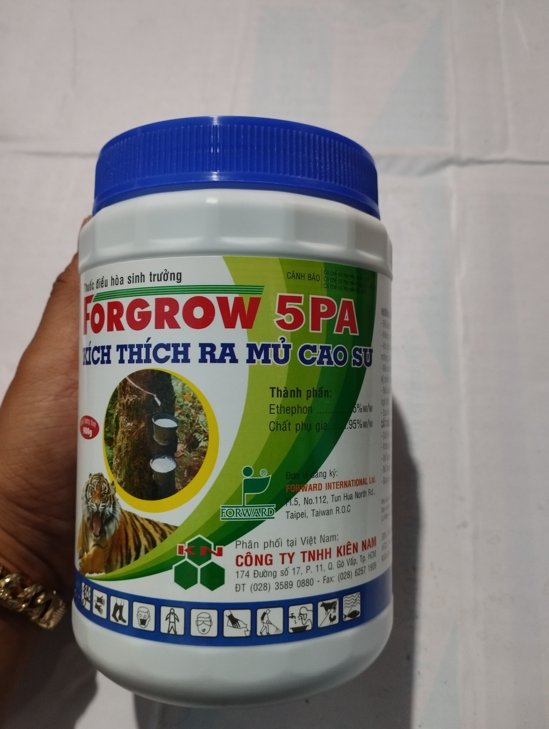 Kích thích ra mủ cao su forgrow 5 pa