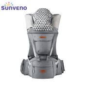 SUNVENO Foldable Baby Carrier with Hip Seat - 6 in 1