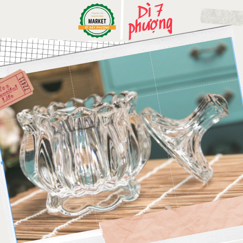 [HCM][Ở Đây Giá Rẻ] Hủ Thủy Tinh Đựng Mức Và Bánh Kẹo Tết