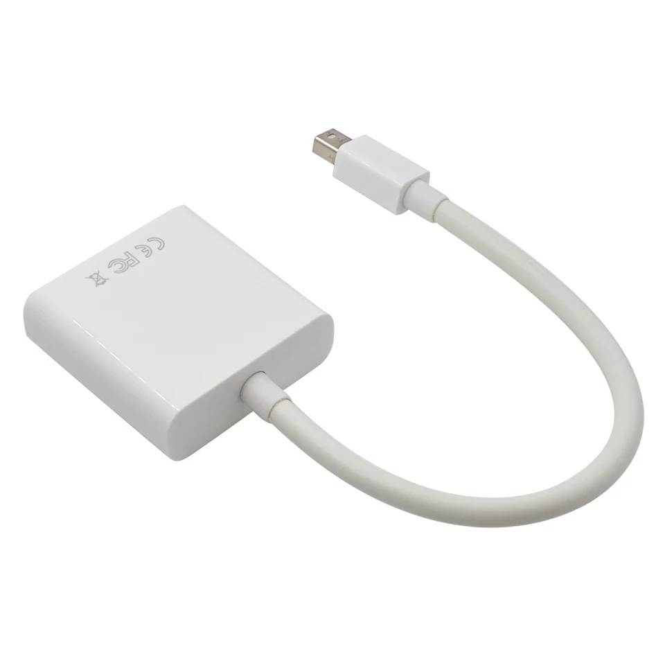 Mini Dp To Vga Adapter Cable Mini Displayport Thunderbolt To Vga Adapter Converter For Macbook And Microsoft Surface Lazada Singapore