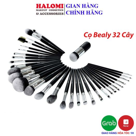 Bộ cọ trang điểm chuyên nghiệp Bealy 32 cây lông thú cao cấp