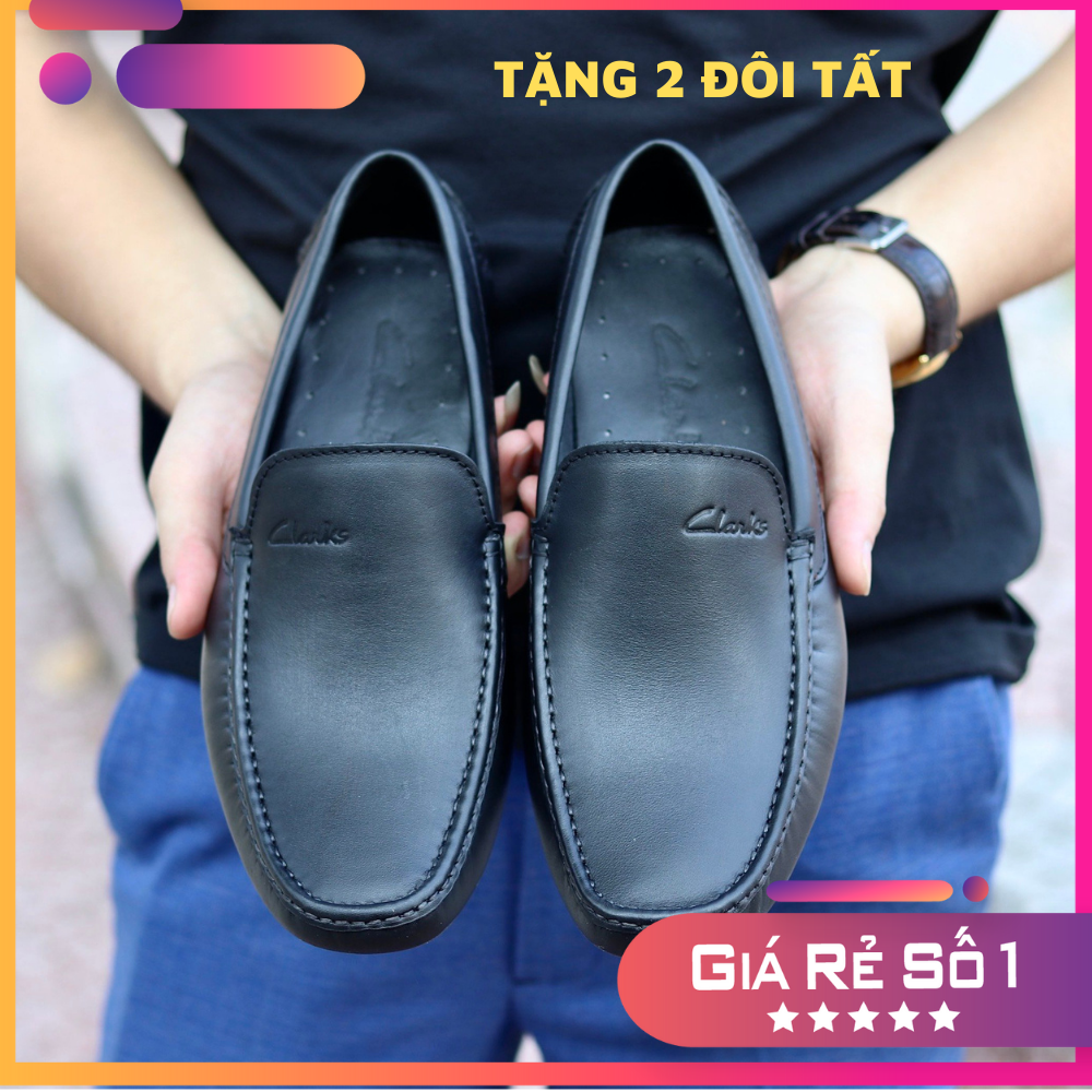 Giày lười nam da bò cao cấp, nhập Thái Lan Full hộp, bảo hành 2 Năm, mã SP CL01A