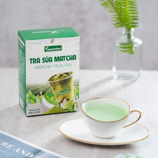 Trà Sữa Matcha Vinanutrifood YT17- Set Trà Sữa Matcha Gói Pha Sẵn Tiện Lợi Thơm Ngon Đậm Vị