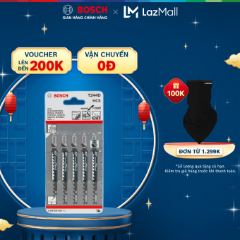 Lưỡi cưa lọng T Bosch (Bộ 5 lưỡi)