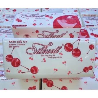 Combo 3 gói giấy lụa Silkwell ( 280 tờ / 1 gói ) . Khăn giấy lụa rút cao cấp .